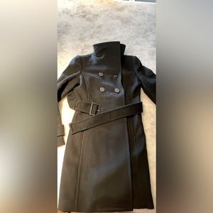 Aritzia Babaton Black Wool Coat size xsmall